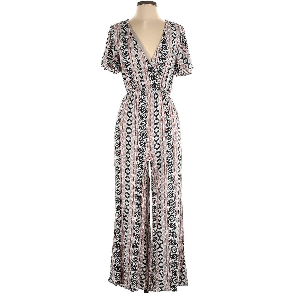 Jodifl Women's 100% Rayon Jumpsuit Romper Size S